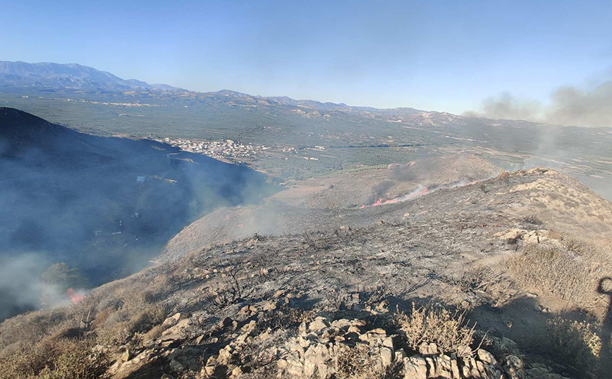 Φωτιά σε Ηράκλειο και Χανιά Φωτιά σε Ηράκλειο και Χανιά