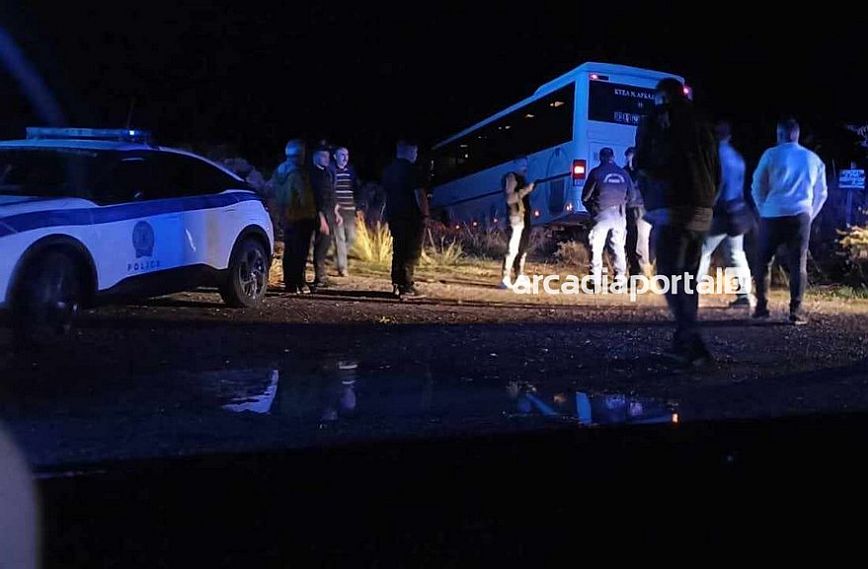 Θρίλερ στην Αρκαδία: Οδηγός ΚΤΕΛ έπαθε ανακοπή και έχασε τον έλεγχο του λεωφορείου του – Οι δύο επιβάτες κατέβηκαν