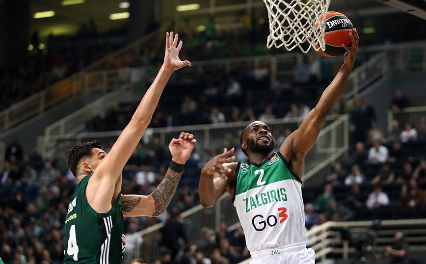 Παναθηναϊκός &#8211; Ζάλγκιρις Κάουνας 73-71: Νίκη με Μήτογλου και Σλούκα