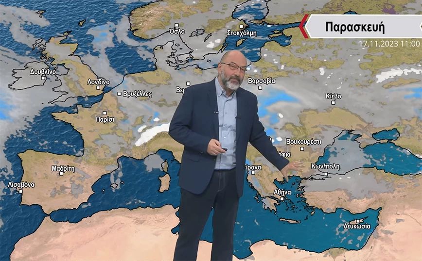 Ο Σάκης Αρναούτογλου προειδοποιεί για τον καιρό το Σάββατο: Φίλες και φίλοι, προσοχή!