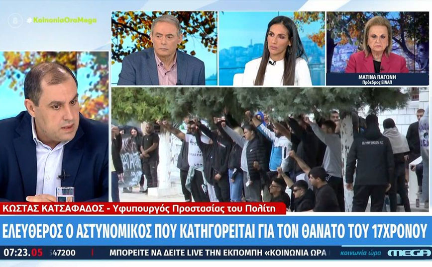 «Κάμερες στη στολή τους θα έχουν οι αστυνομικοί της ΟΠΚΕ και της Άμεσης Δράσης» &#8211; Διευκρινίσεις από τον Κώστα Κατσαφάδο