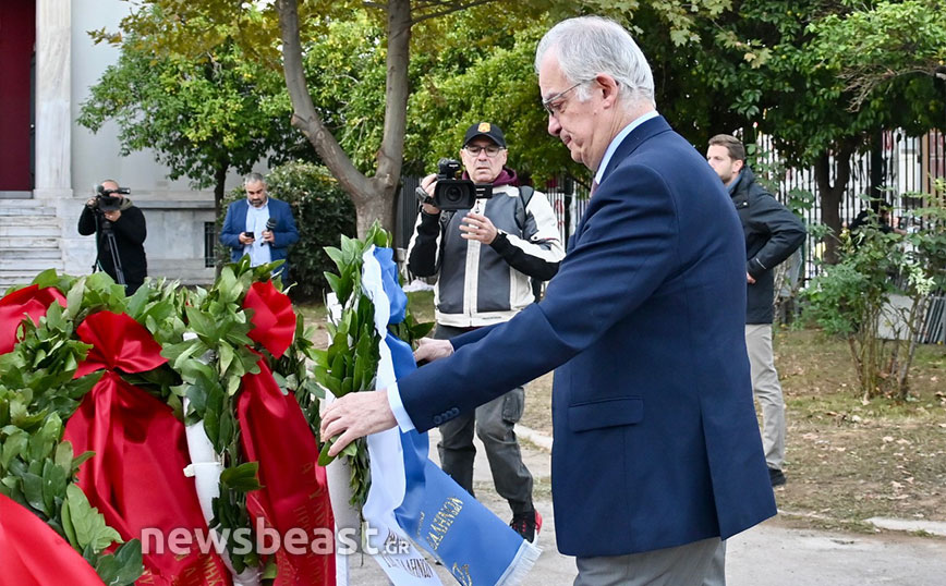 Στο Πολυτεχνείο ο Κωνσταντίνος Τασούλας – «Μια μέρα το παρελθόν θα μας ξαφνιάζει για το πόσο επίκαιρο είναι»