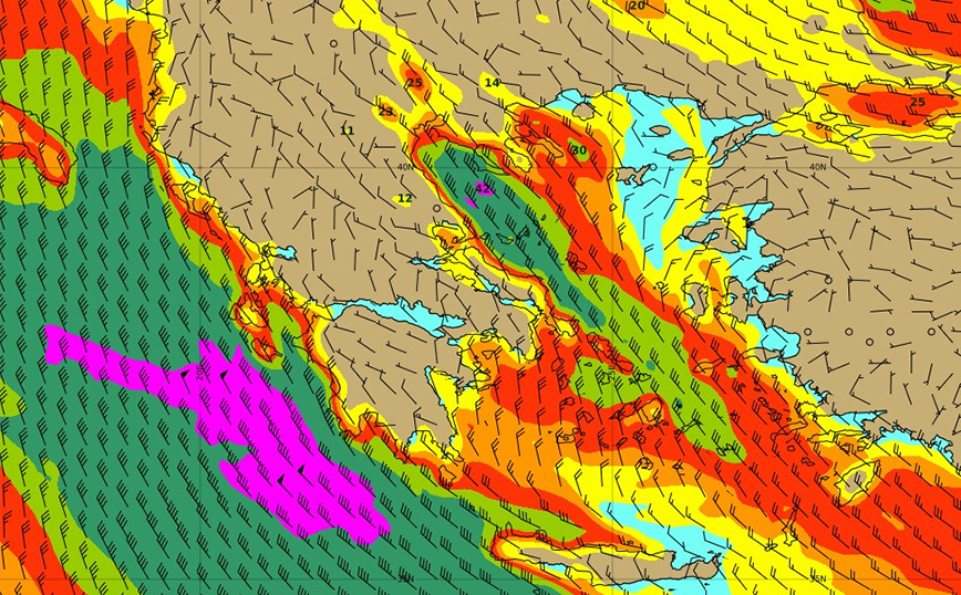 Τα τέσσερα χαρακτηριστικά της νέας κακοκαιρίας που φέρνει και χιόνια αυτό το Σαββατοκύριακο &#8211; Δείτε χάρτες