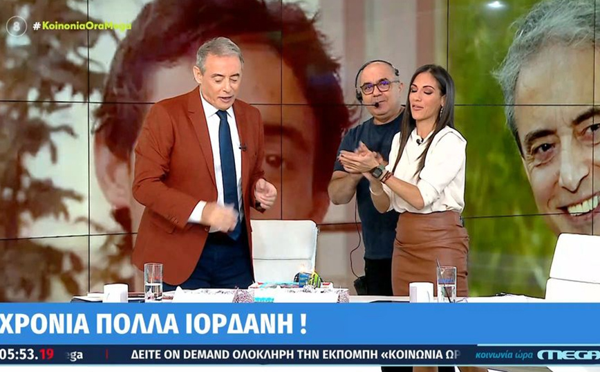 Γενέθλια στο… στούντιο – Χρόνια πολλά Ιορδάνη Χασαπόπουλε! Οι ευχές της ομάδας του «Κοινωνία Ώρα MEGA»