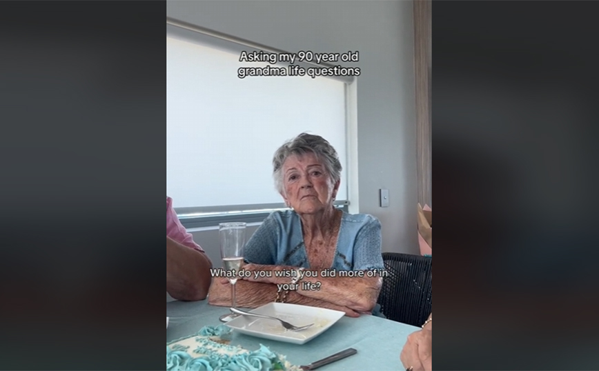 Το βίντεο με μία 90χρονη που έχει γίνει viral στο TikTok – Τα πράγματα για τα οποία έχει μετανιώσει στη ζωή της
