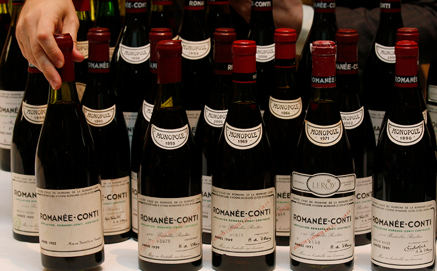 Κρασιά σε δημοπρασία στο Χονγκ Κονγκ Κρασιά σε δημοπρασία στο Χονγκ Κονγκ