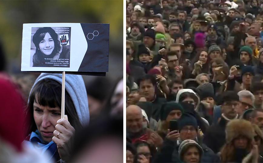 Η Ιταλία αποχαιρέτησε την 22χρονη Τζούλια που δολοφόνησε ο πρώην της – 107 γυναικοκτονίες σε ένα χρόνο