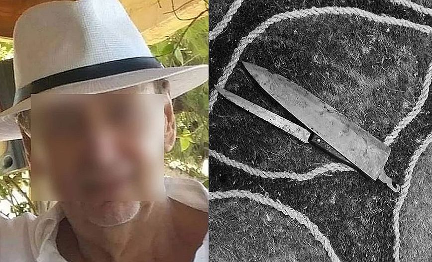 Φωτογραφία-ντοκουμέντο: Με αυτά τα μαχαίρια σκότωσε ο 16χρονος τον πατέρα του στα Καλύβια