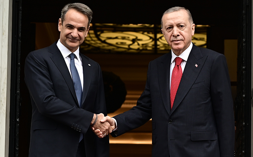 Κυριάκος Μητσοτάκης - Ρετζέπ Ταγίπ Ερντογάν