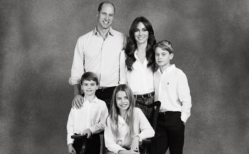 Η οικογένεια του πρίγκιπα Ουίλιαμ και της Κέιτ Μίντλετον παρουσίασε τις χριστουγεννιάτικες κάρτες για το 2023