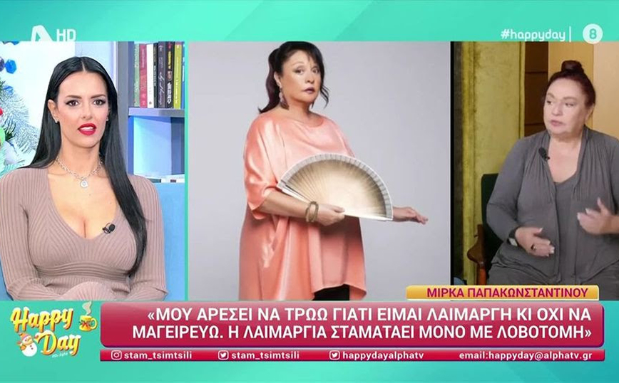 Μίρκα Παπακωνσταντίνου: Τον πρώτο καιρό μισοκοιτούσα τον εαυτό μου στην τηλεόραση