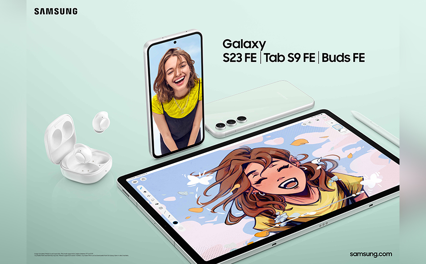 Ήρθαν τα νέα Samsung Galaxy S23 FE, Tab S9 FE και Buds FE