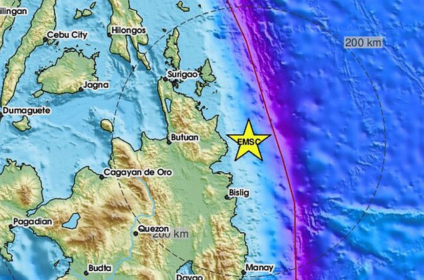 Φιλιππίνες: Σεισμός σημειώθηκε στο νησί Μιντανάο