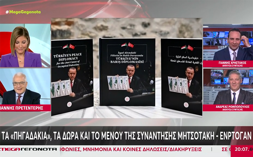 Τα συμβολικά δώρα που αντάλλαξαν Μητσοτάκης και Ερντογάν