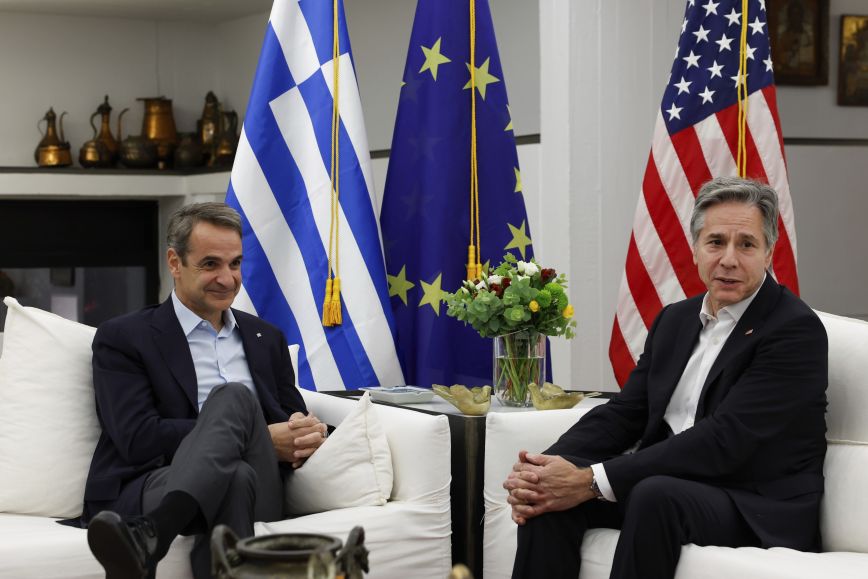 Μπλίνκεν σε Μητσοτάκη: Δεν θυμάμαι καμία άλλη εποχή που η φιλία και οι σχέσεις Ελλάδας &#8211; ΗΠΑ να ήταν πιο ισχυρές