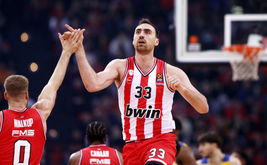 Ολυμπιακός – Μακάμπι Τελ Αβίβ 89-72: Επιστροφή στις νίκες με κυρίαρχο Μιλουτίνοφ