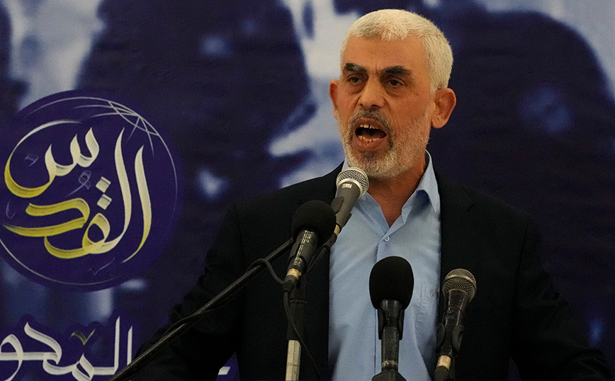 Ο Γιαχία Σινουάρ, ο ηγέτης της Χαμάς στη Λωρίδα της Γάζας στον κατάλογο «τρομοκρατών» της ΕΕ