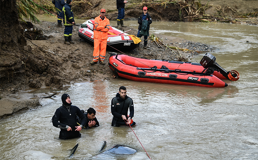 Ανασύρθηκε η σορός της γυναίκας που παρασύρθηκε από χείμαρρο στην Ηλεία