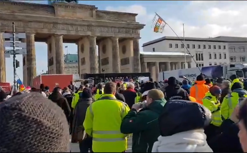 Γερμανία: Στον δρόμο και οι οδηγοί φορτηγών &#8211; Συνεχίζονται οι αγροτικές κινητοποιήσεις