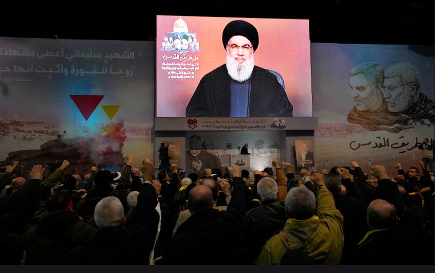 Ο ηγέτης της Χεζμπολάχ προειδοποιεί για «μάχη μέχρις εσχάτων» εάν το Ισραήλ κηρύξει τον πόλεμο στον Λίβανο