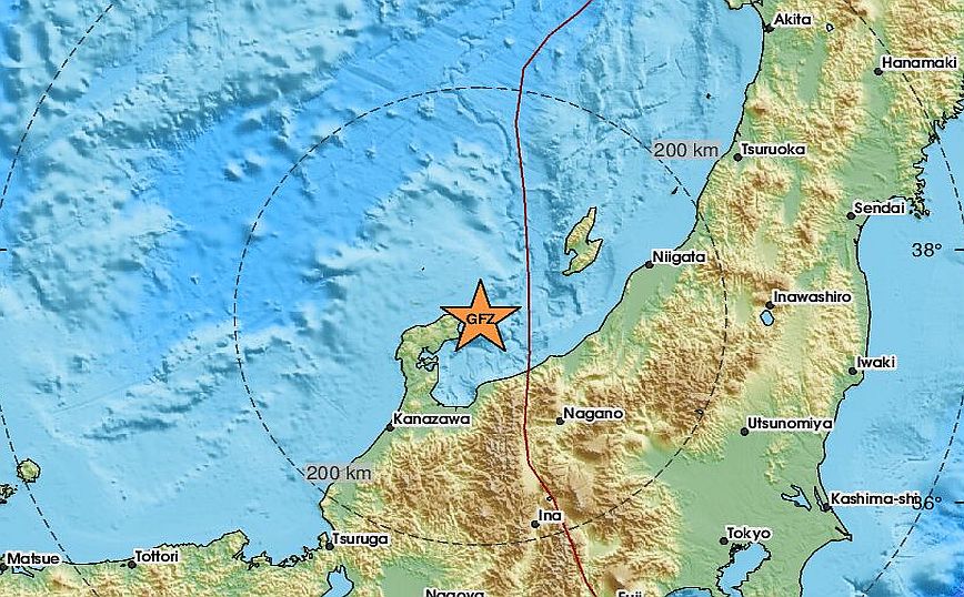 Ισχυρός σεισμός ταρακούνησε την Ιαπωνία &#8211; Εκδόθηκε προειδοποίηση για τσουνάμι