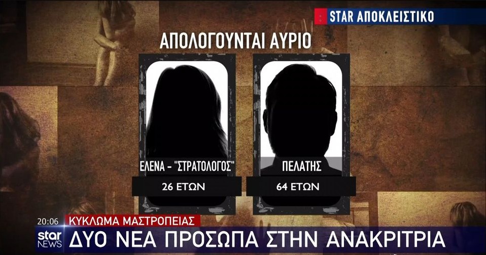 Κύκλωμα μαστροπείας στον Κολωνό: Δύο νέα πρόσωπα στην ανακρίτρια