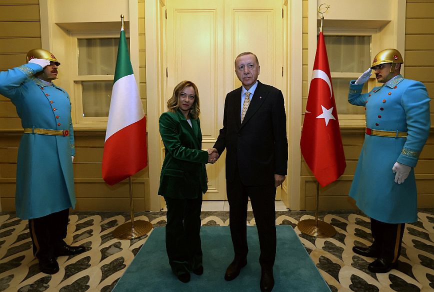 Συνάντηση Ερντογάν – Μελόνι στην Κωνσταντινούπολη