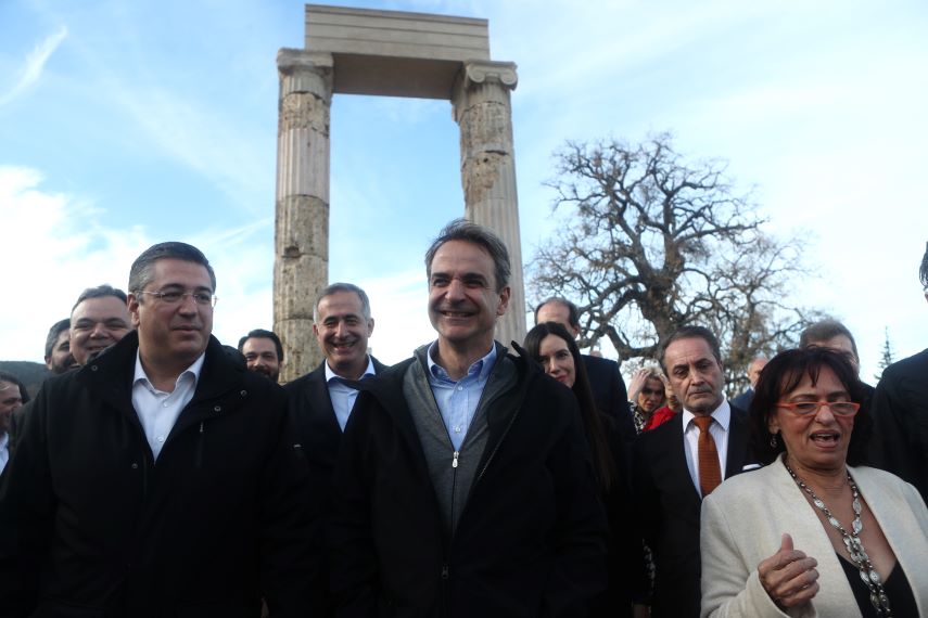 Μητσοτάκης στα εγκαίνια του αναστηλωμένου ανακτόρου των Αιγών: Είναι ένα μνημείο διεθνούς εμβέλειας