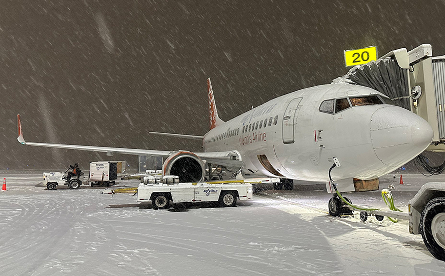 Σφοδρή χιονοθύελλα στο Βανκούβερ, ακυρώθηκαν 50 πτήσεις