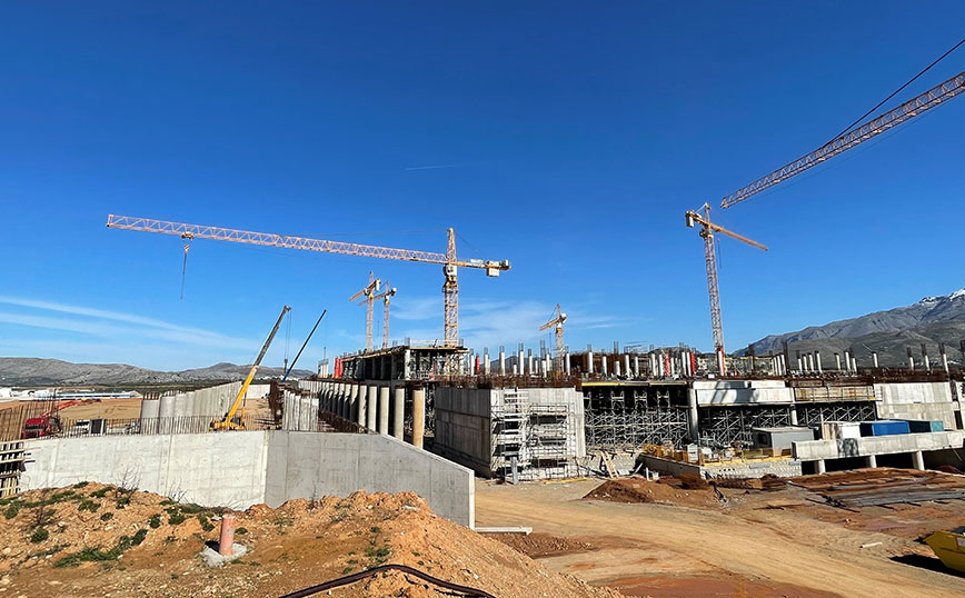 ΤΕΡΝΑ: Πάνω από 30% η πρόοδος κατασκευής του νέου Διεθνούς Αερολιμένα Ηρακλείου Κρήτης