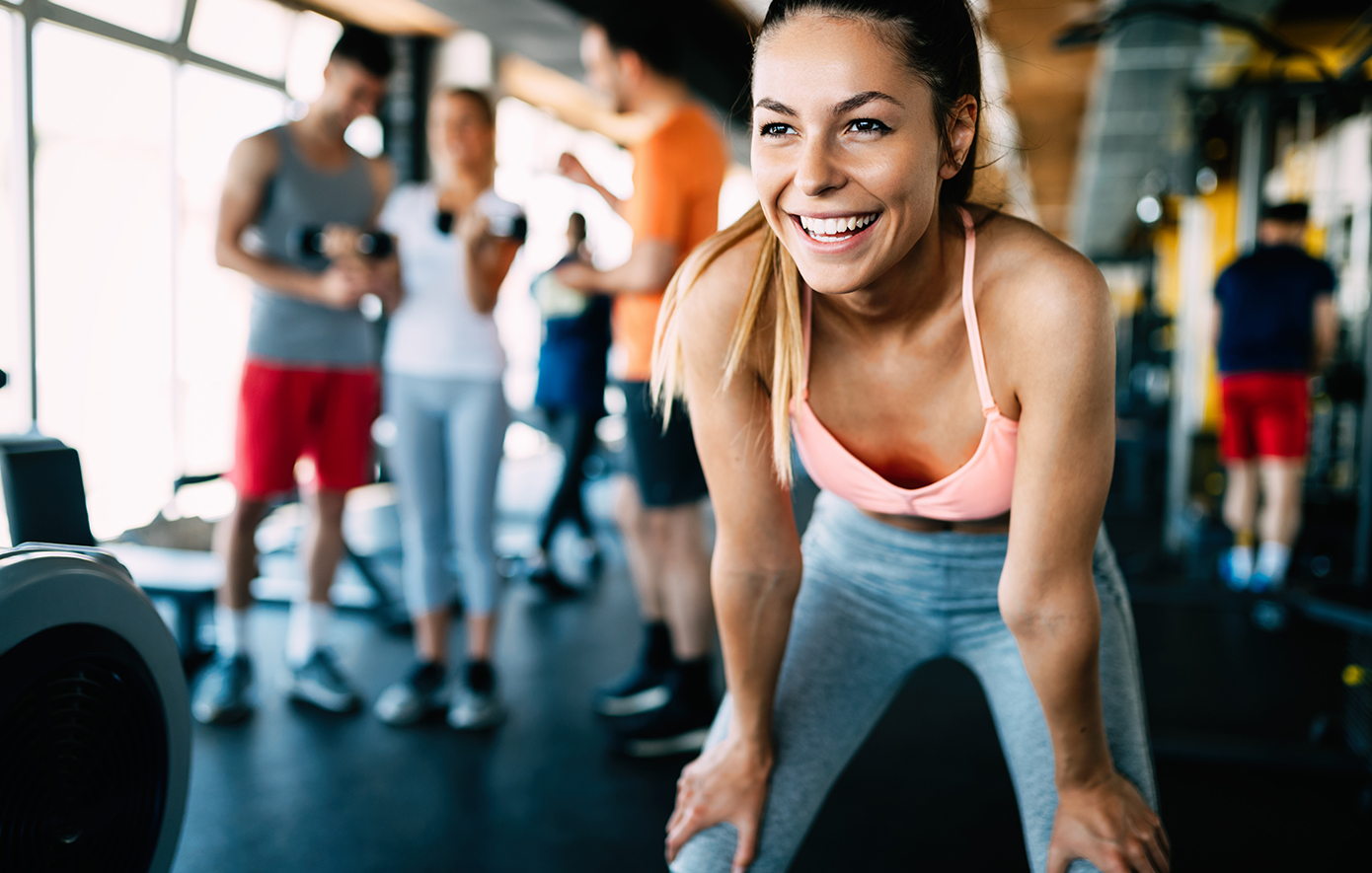 Γυναίκα στο γυμναστήριο Γυναίκα στο γυμναστήριο