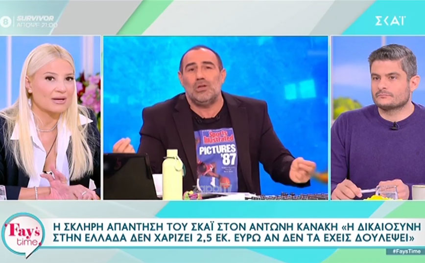 Φαίη Σκορδά για κόντρα ΣΚΑΪ &#8211; Αντώνη Κανάκη: «Δεν με πήρε κανείς τηλέφωνο να μου πει “τι είναι αυτά που λες”»