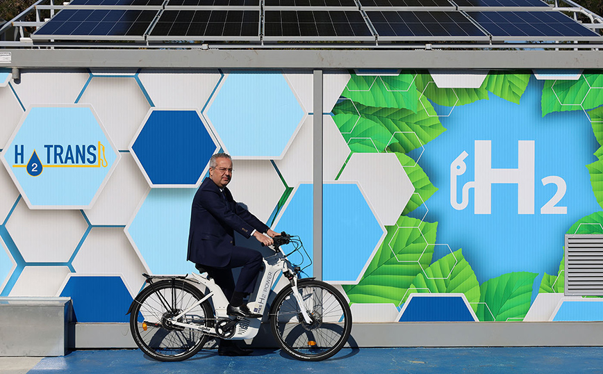 Σταθμός ανεφοδιασμού Υδρογόνου στον Δημόκριτο Σταθμός ανεφοδιασμού Υδρογόνου στον Δημόκριτο