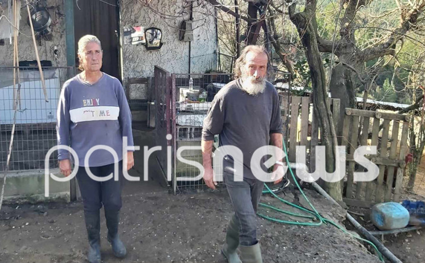 Έκκληση για βοήθεια από ζευγάρι κτηνοτρόφων στην Ηλεία – Ζουν χωρίς στέγη πάνω απ’ το κεφάλι τους