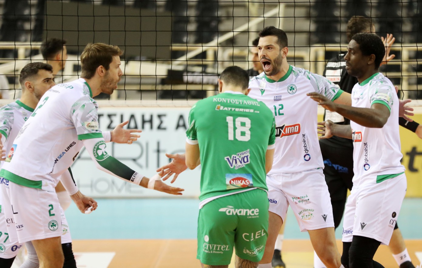 Volley League: Στον τελικό των play off ο Παναθηναϊκός με 3-1 επί του ΠΑΟΚ