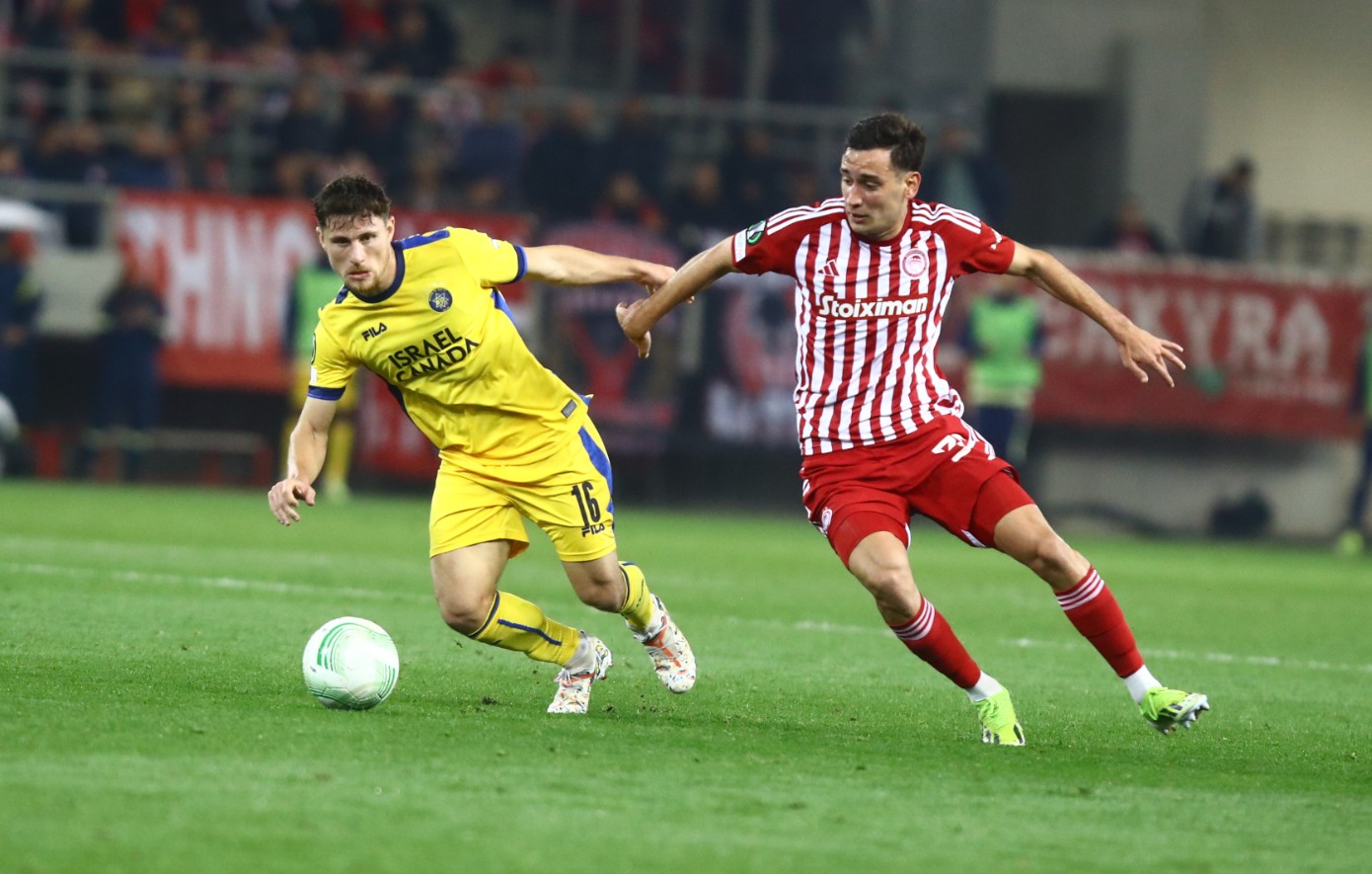Ολυμπιακός – Μακάμπι Τελ Αβίβ: 1-3 στο 30′ ξανά ο Ζάχαβι