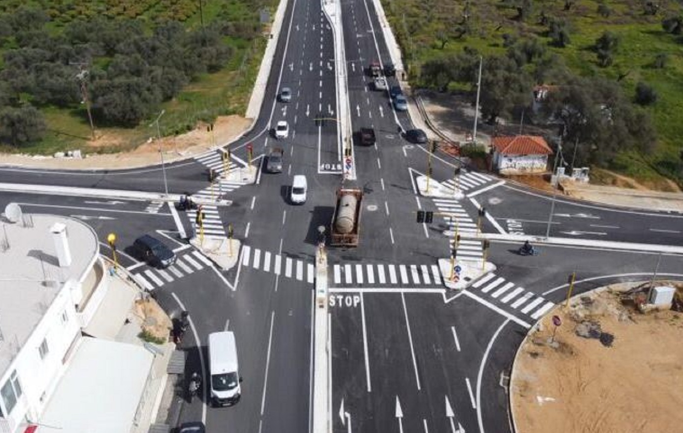 Στην κυκλοφορία ο νέος δρόμος των Μουρνιών που συνδέει τον ΒΟΑΚ με τα Χανιά