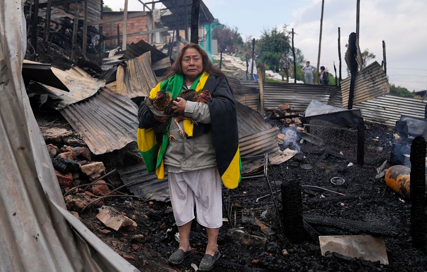 Πυρκαγιά στην Κολομβία Πυρκαγιά στην Κολομβία