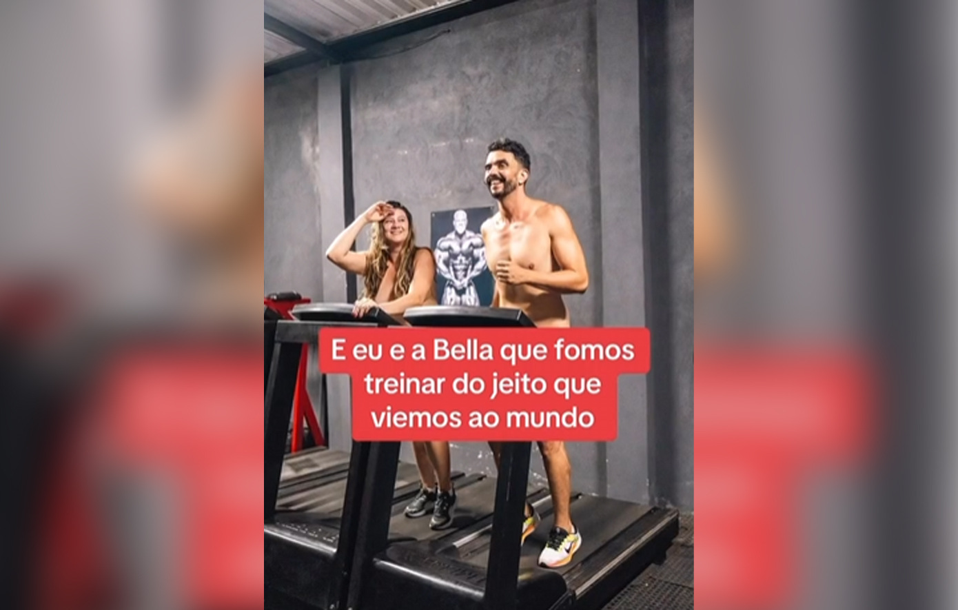 Ζευγάρι πληρώνει δημόσιο γυμναστήριο για γυμνή προπόνηση – Καίνε περισσότερες θερμίδες και έρχονται πιο κοντά