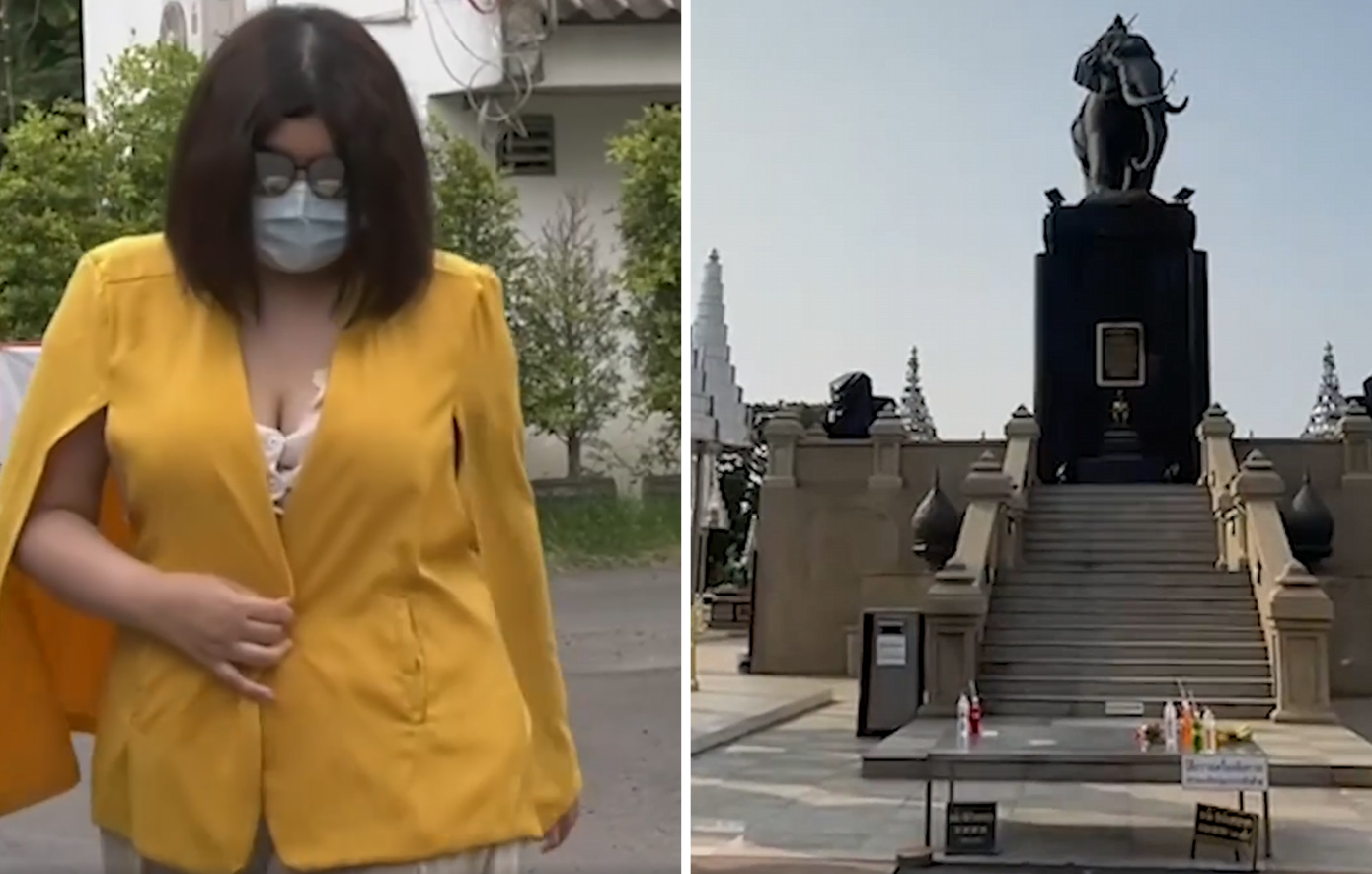 Οργή για τις φωτογραφίες μοντέλου με σηκωμένη φούστα σε βασιλικό μνημείο &#8211; Αντιμετωπίζει ποινή φυλάκισης