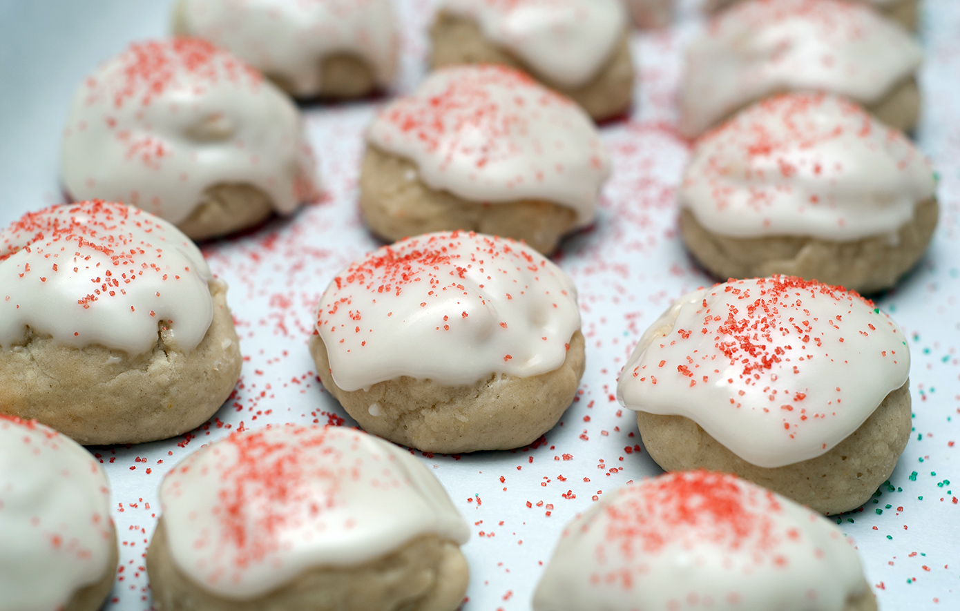 Μπισκότα με επικάλυψη τυριού ρικότα