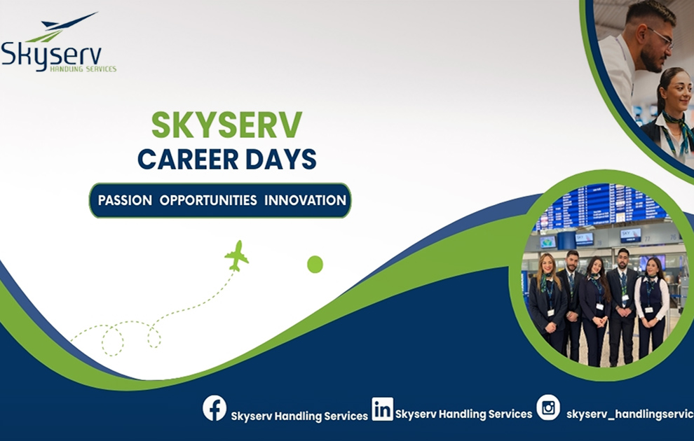 H Skyserv ανακοινώνει την πραγματοποίηση των Skyserv Career Days στην Ελλάδα!