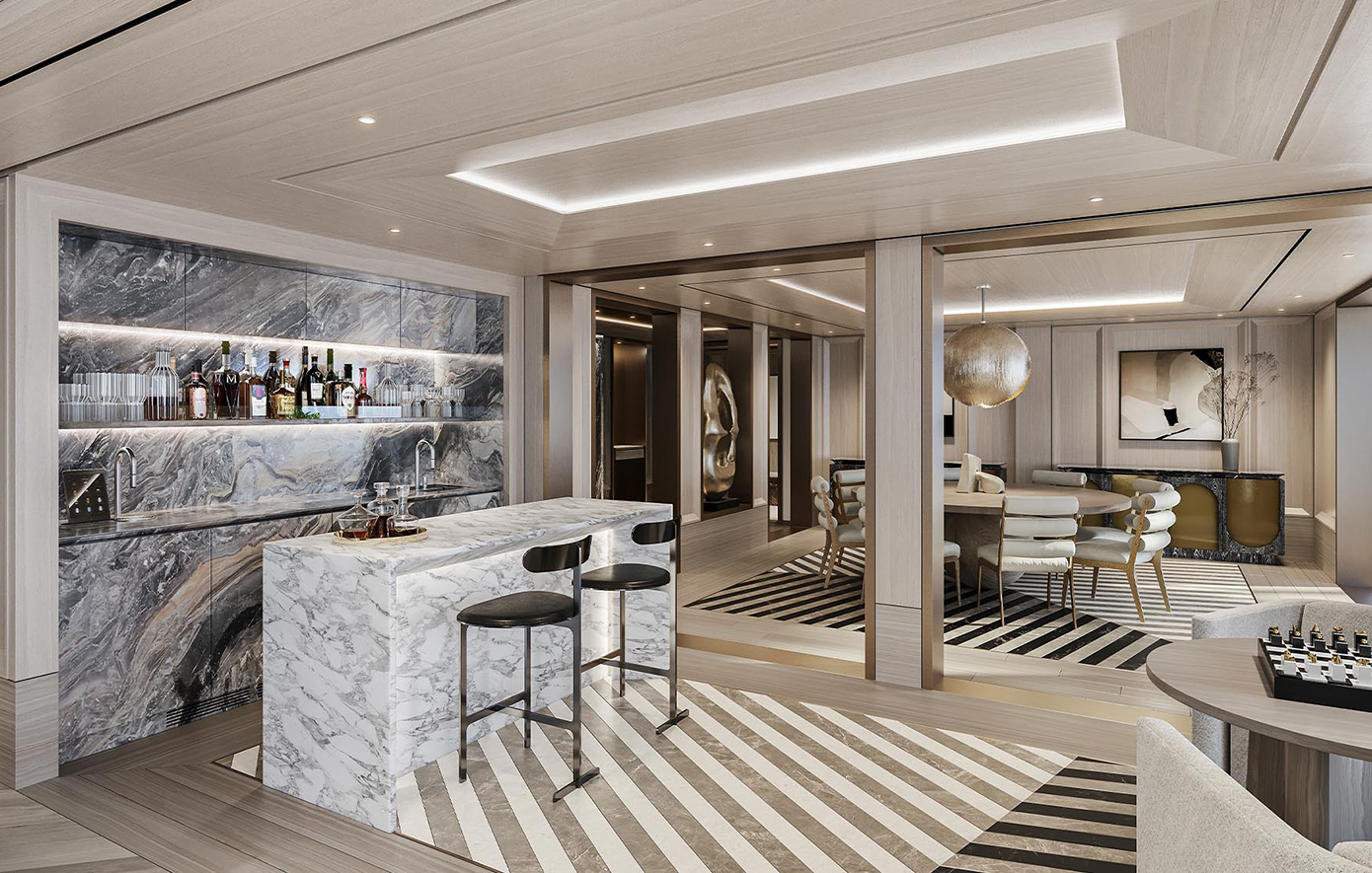 Μέσα σε μια σουίτα κρουαζιερόπλοιου αξίας 10.300 ευρώ τη βραδιά