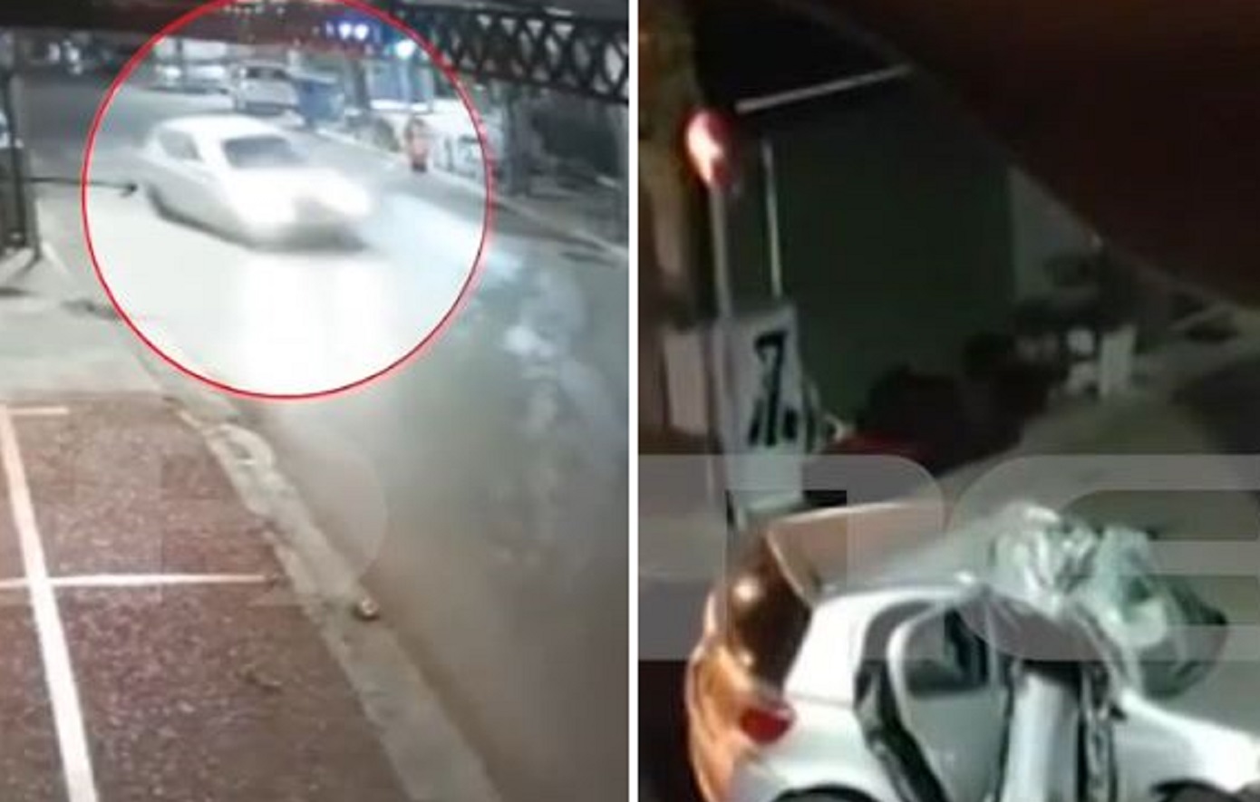 Βίντεο από το θανατηφόρο τροχαίο στο Ίλιον – Η στιγμή που χάνεται ο έλεγχος του αμαξιού και πέφτει σε τσιμεντένια κολώνα