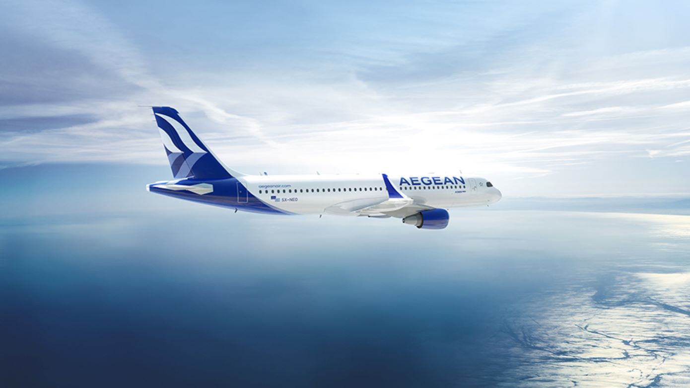 Η AEGEAN επενδύει σε 4 νέα Airbus A321neo μεγαλύτερης εμβέλειας