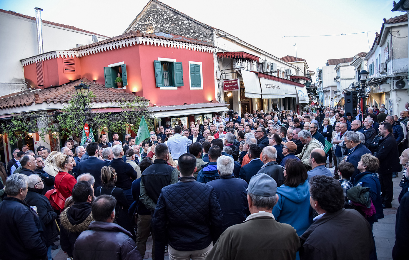 Ο Νίκος Ανδρουλάκης στην Πρέβεζα