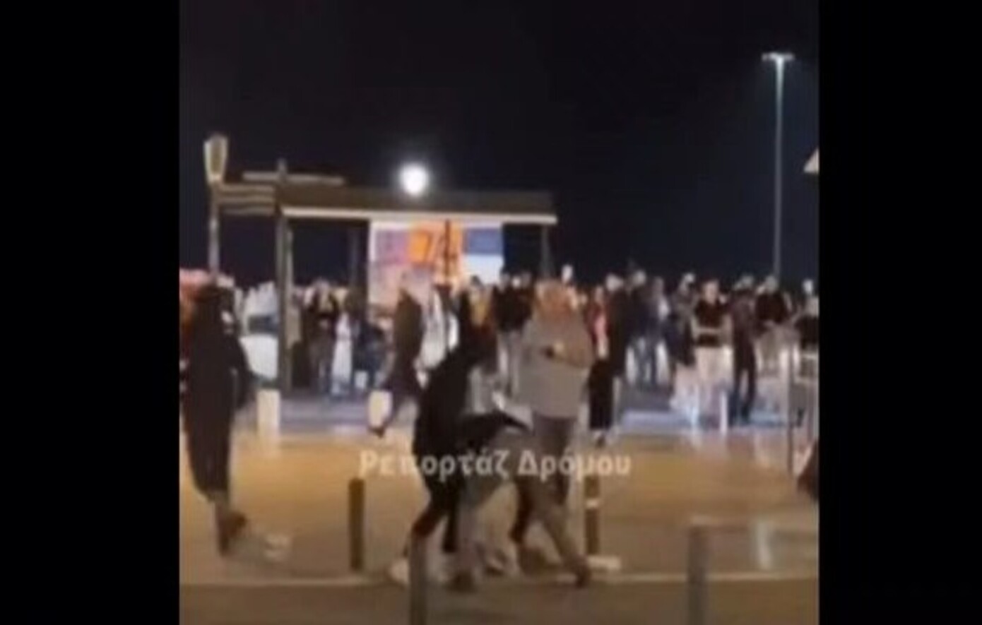 Βίντεο – ντοκουμέντο από την άγρια επίθεση σε νεαρό στην πλατεία Αριστοτέλους