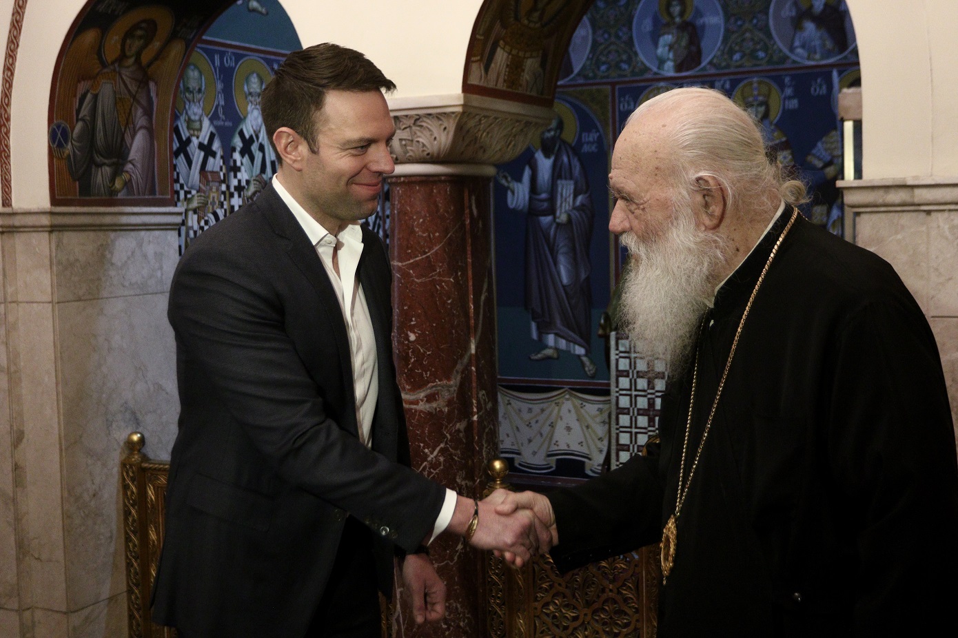 Ο αρχιεπίσκοπος Ιερώνυμος, η συνάντηση με τον Κασσελάκη και η ατάκα για τον επικείμενο γάμο του στην Κρήτη