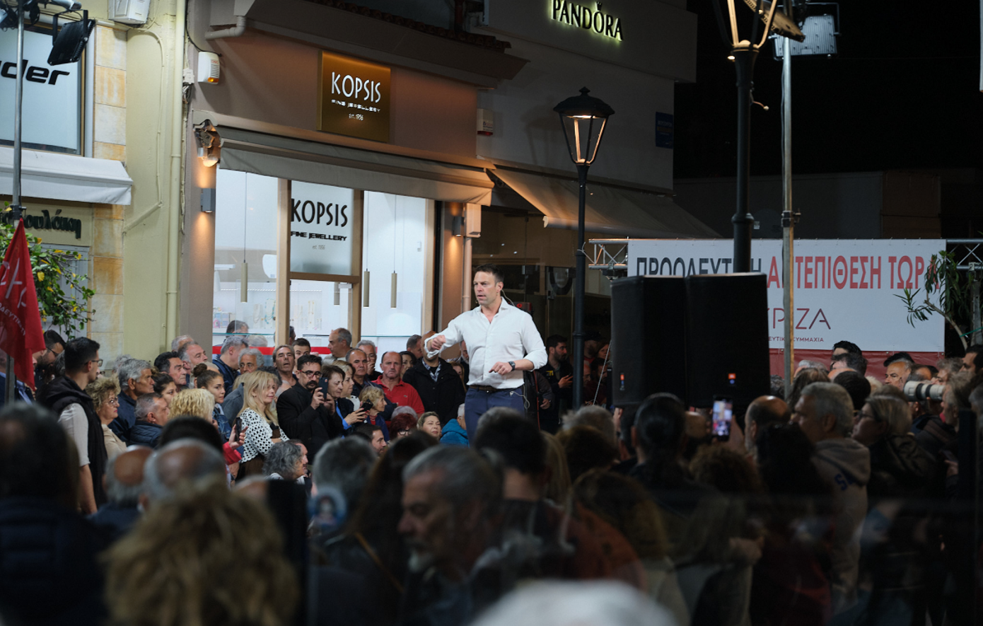 Kασσελάκης από Χανιά: Η ηγεσία της ΕΛ.ΑΣ. θα πρέπει να εκλέγεται από τη Βουλή