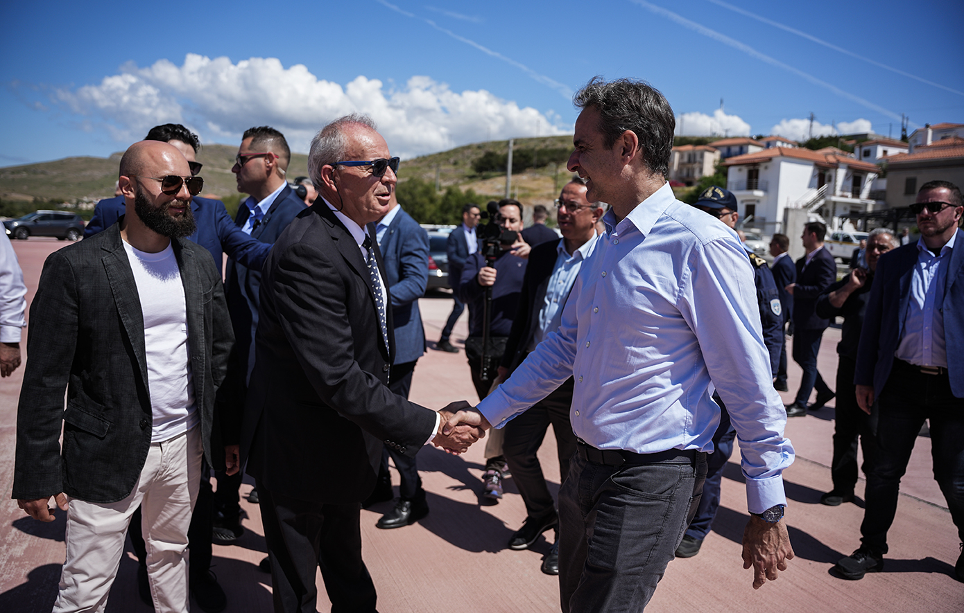 Επίσκεψη του Κυριάκου Μητσοτάκη στη Λέσβο Επίσκεψη του Κυριάκου Μητσοτάκη στη Λέσβο